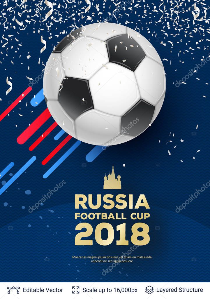 FIFA World Cup 2018 Banner Concept.