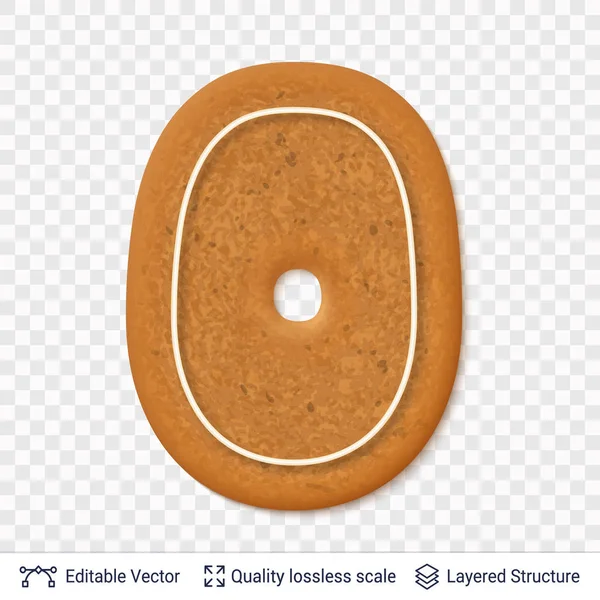 Παραδοσιακά Χριστούγεννα Cookie Επεξεργάσιμο Και Vector Γραμματοσειρά Στοιχείο — Διανυσματικό Αρχείο