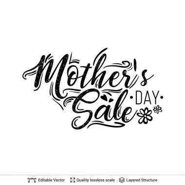 Beyaz üzerinde mutlu anneler günü tebrik metni siyah.