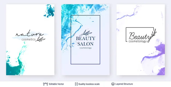 Diseño del logotipo del cosmetólogo del salón de belleza SPA . — Vector de stock