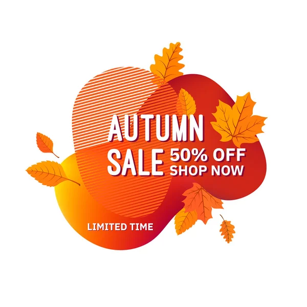 Autumn fall season abstract background. — Stock Vector