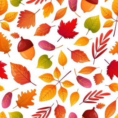 Sonbahar sezonu seamless modeli.