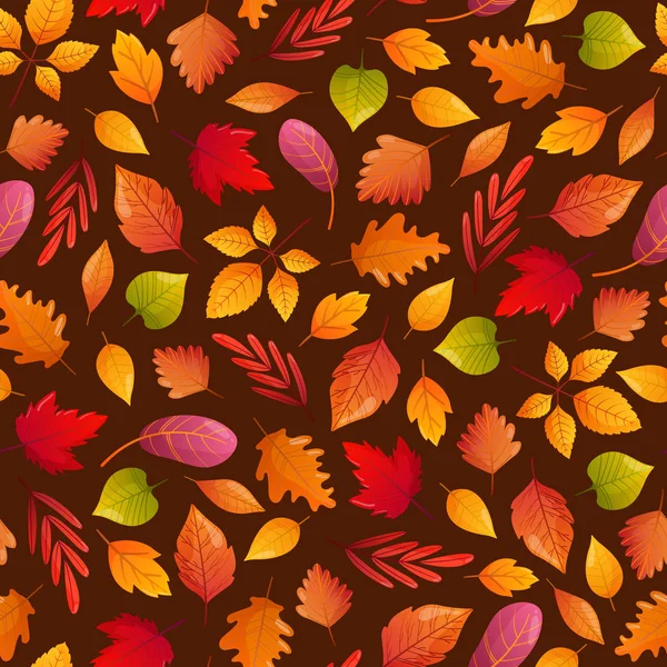 Autumn season seamless pattern. — Stock Vector