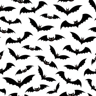 Cadılar Bayramı dekoratif dikişsiz desen.