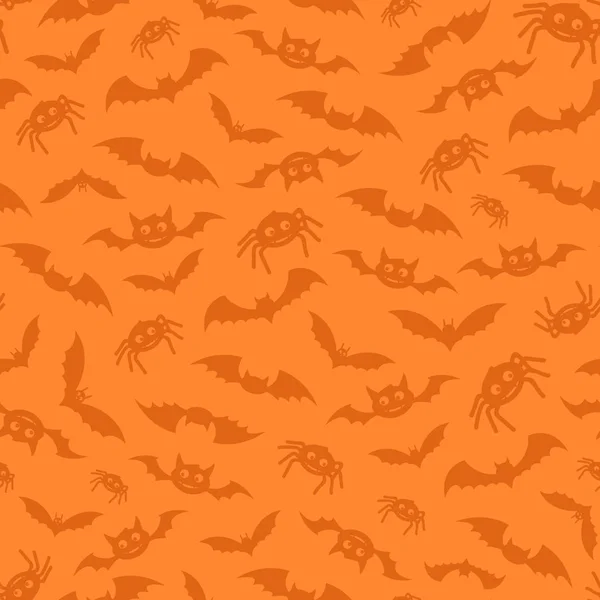 Halloween decorativo sem costura padrão . — Vetor de Stock