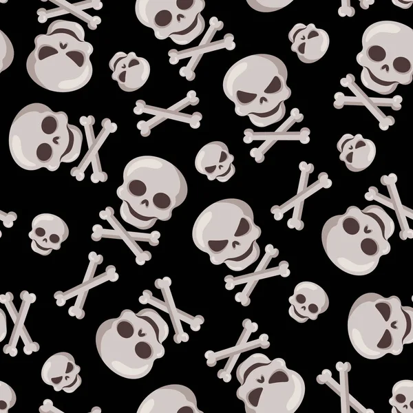 Halloween decorative seamless pattern. — Stock Vector