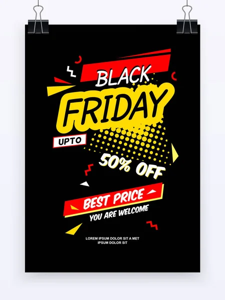 Black Friday Verkauf abstrakten Hintergrund. — Stockvektor