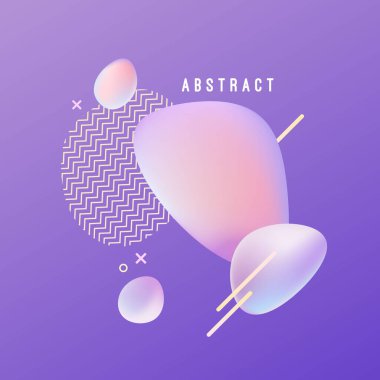 Sıvı gradyan damlaları ile soyut arkaplan.