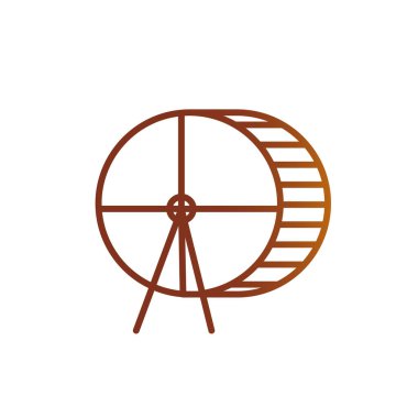 Beyaz fareler ve hamsterlar için tekerlekli oyuncak..