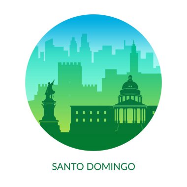Santo Domingo, Dominik Cumhuriyeti şehir manzarası.