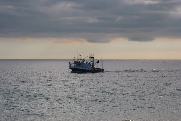 Fischerboot Der Nähe Des Strandes Morro Jable Fuerteventura — Stockfoto