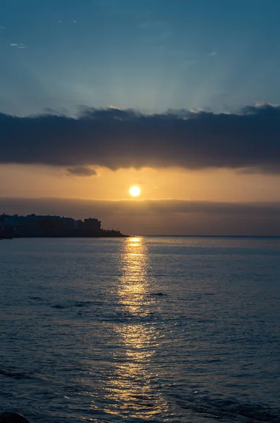 Amanhecer Arinaga Ilhas Canárias — Fotografia de Stock