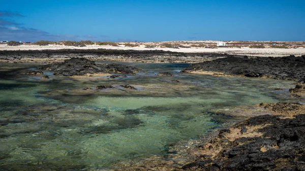Low Tide Cotillo Cove Fuerteventura Canary Islands — Stock Photo, Image