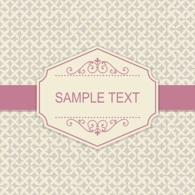 vektör arkaplanı Metin için yeri olan zarif şablon.