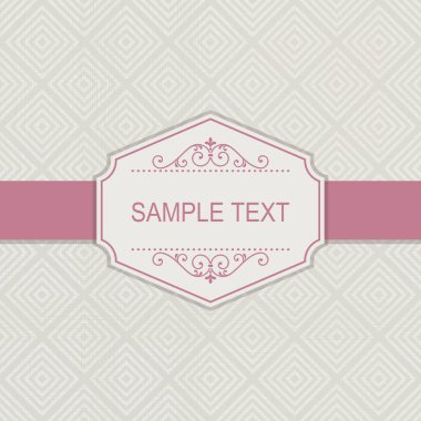 vektör arkaplanı Metin için yeri olan zarif şablon.