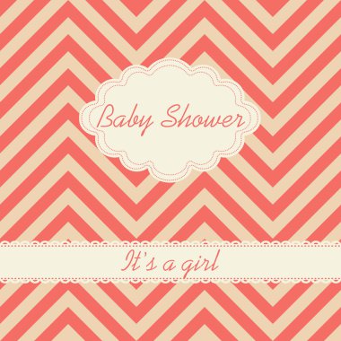 Mesajlar için yeri olan tebrik kartları. bebek partisi konsepti