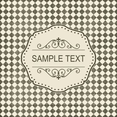 vektör arkaplanı Metin için yeri olan zarif şablon.