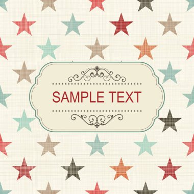 Metin, vektör illüstrasyonunuz için boşluk içeren klasik davet