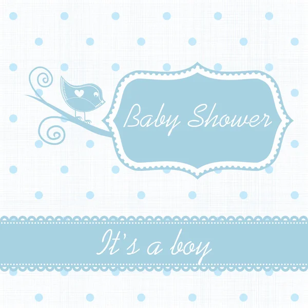 Greeting Cards Place Text Baby Shower Concept — Stock Vector