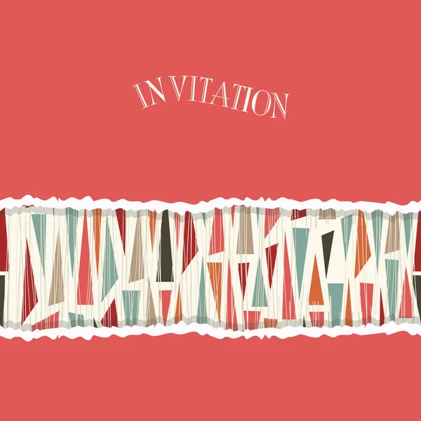 Illustration Vectorielle Pour Votre Design Invitation — Image vectorielle