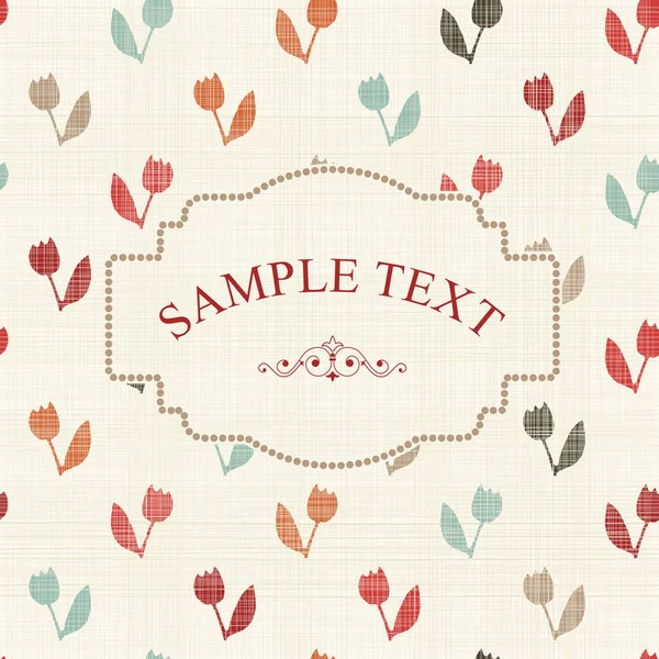 Vintage Invitation Space Your Text Vector Illustration — Stock Vector