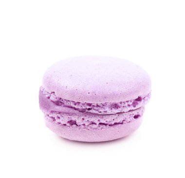 Tek macaron çerez izole