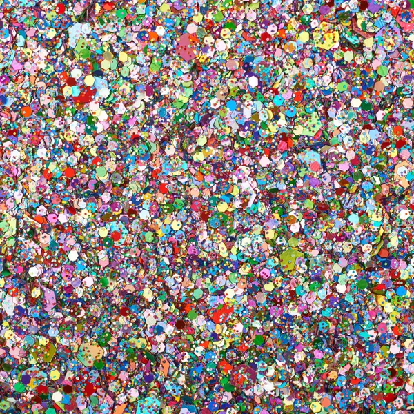 Surface coated with colorful sequins — Stock Photo, Image