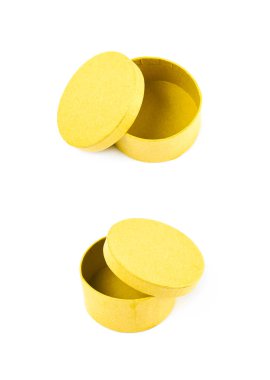 İzole kağıt hediye kutusu