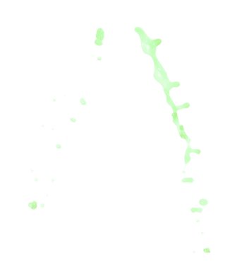 Hareket sıvı sıçrama izole