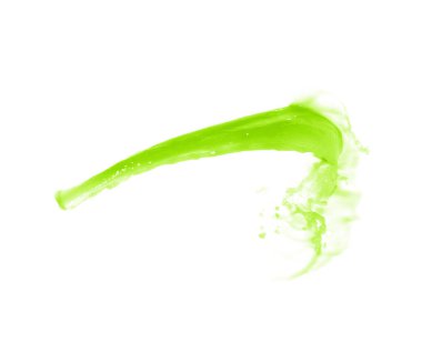 Hareket sıvı sıçrama izole