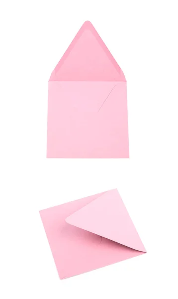 Sqaure shaped paper envelope isolated — Stock Photo, Image