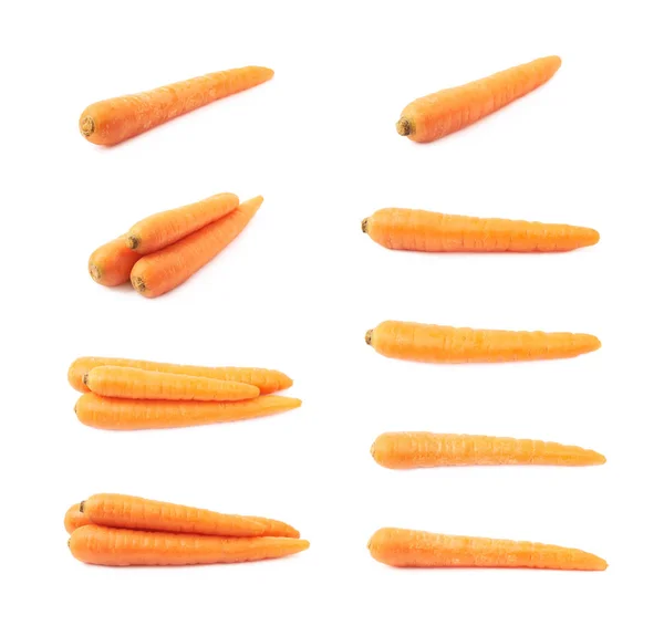 Φρέσκα καρότα απομονωθεί — Φωτογραφία Αρχείου