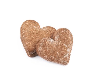 İzole çikolata zencefilli kurabiye