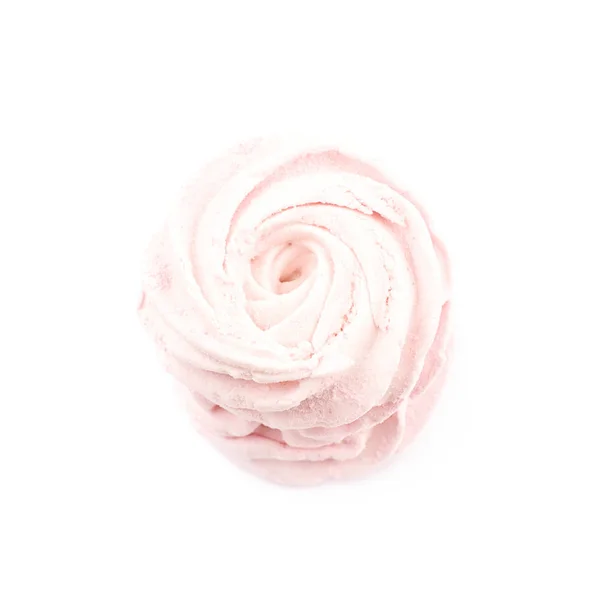 Confeção de zephyr de marshmallow isolada — Fotografia de Stock