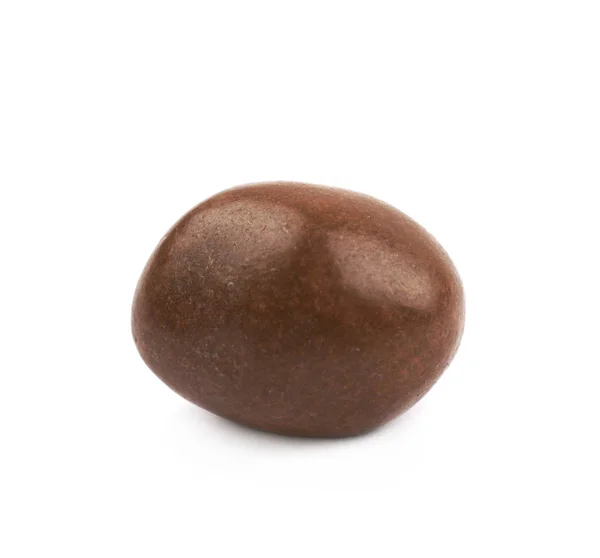 Glazed chocolate nut candy isolated — Stock Photo, Image