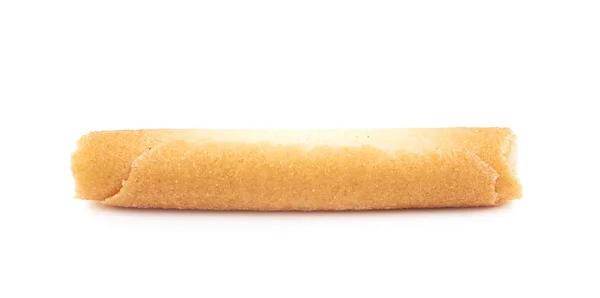 Röhrenförmiger Keks isoliert — Stockfoto