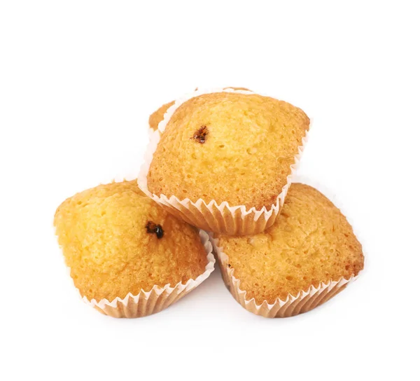 Schokolade Mais Muffin isoliert — Stockfoto