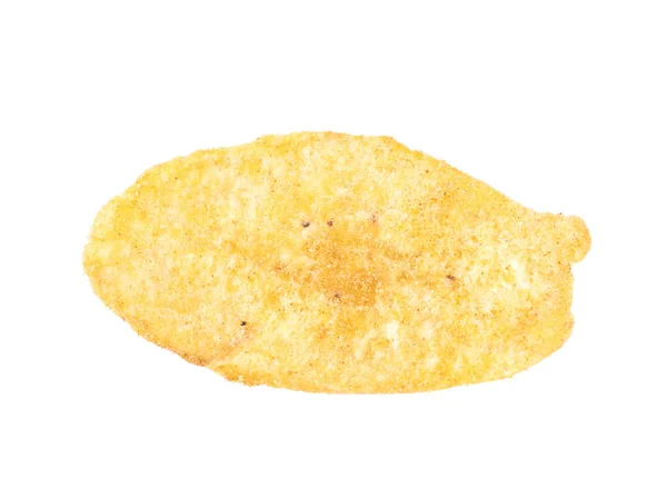 Enda kryddad Bananchips isolerade — Stockfoto