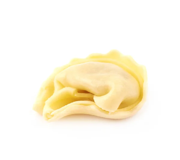 Single ravioli pasta isolated — Stock Photo, Image
