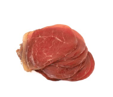 izole dilimlenmiş jambon