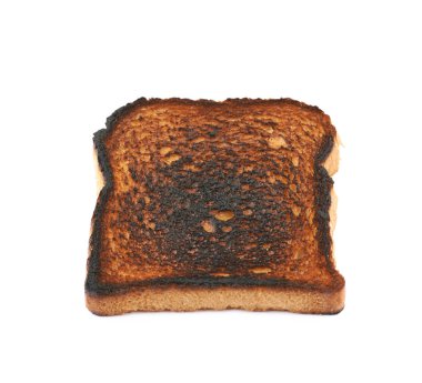 Aşırı beyaz izole ekmek