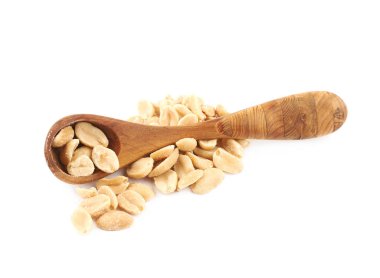 Tuzlu fıstık izole yığını