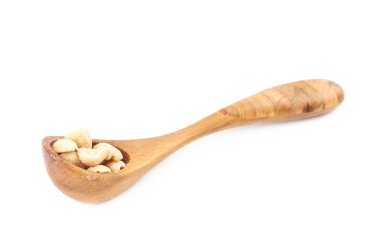 Tuzlu fıstık izole kaşığı
