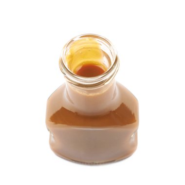 Karamel sos izole şişe