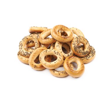 Haşhaş tohumu çörek izole