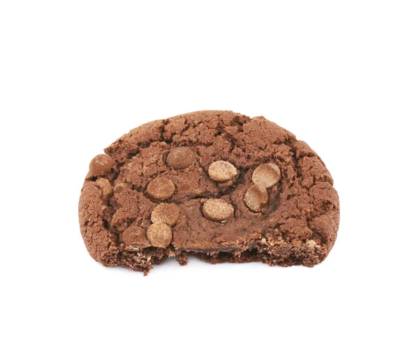 Chocolate chip cookie isolated — Stock Photo, Image