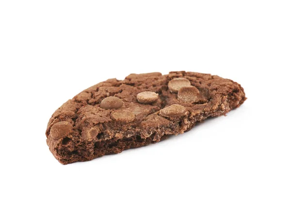 Chocolate chip cookie isolated — Stock Photo, Image