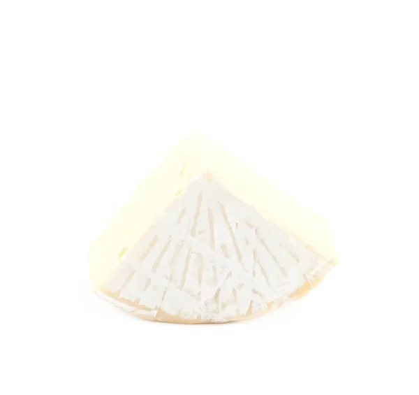 Formaggio Brie isolato — Foto Stock