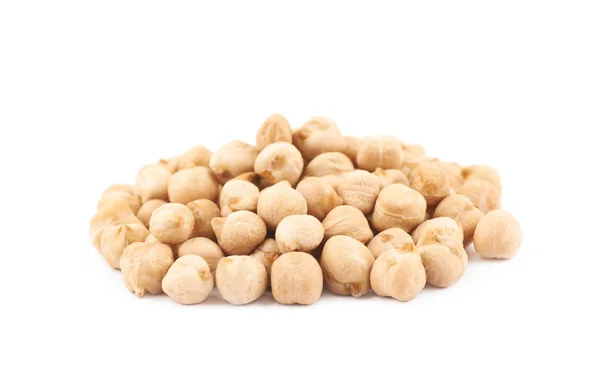 Pile of chick peas isolated — Stock Photo, Image