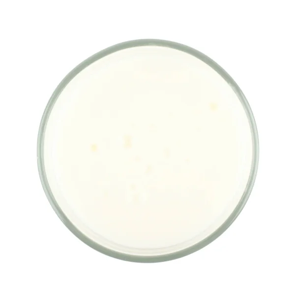 Tall glass of milk isolated — Stock Photo, Image